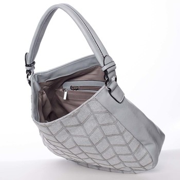 Veľká originálny dámska kabelka cez rameno svetlo modrá - Maria C Parwana