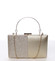 Luxusná zlatá listová kabelka s kovovou sponou - Michelle Moon Darkside