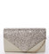 Dámska listová kabelka s glitrami zlatá - Michelle Moon Luisa