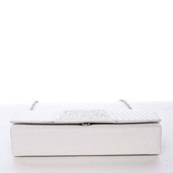 Elegantné podlhovasté lístoček biele - Michelle Moon Sensei