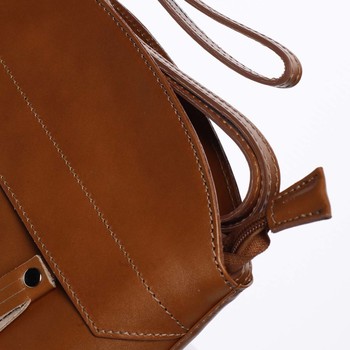 Koňaková kožená crossbody kabelka - ItalY Marla