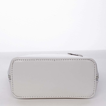 Dámska kožená crossbody kabelka biela - ItalY Hannah