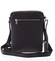 Stredná pánska kožená taška na doklady čierna - WILD Akane