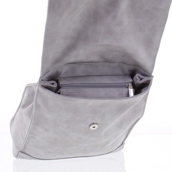 Unikátny módny dámsky batoh kabelka sivý - Ellis Júlian