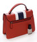 Exkluzívna menšia dámska kabelka do ruky červená - David Jones Shabana