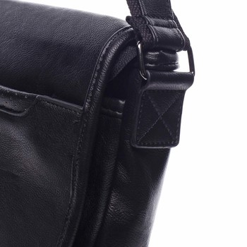 Pánska crossbody taška čierna - Bellugio Yanis