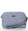 Malá jednoduchá crossbody listová kabelka svetlomodrá - David Jones Rhazye