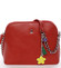 Malá elegantná crossbody kabelka červená - David Jones Trina