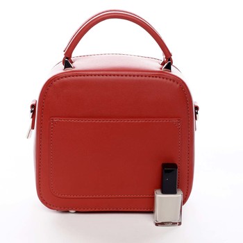 Luxusná malá dámska kabelka do ruky červená - David Jones Stela