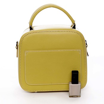 Luxusná malá dámska kabelka do ruky žltá - David Jones Stela