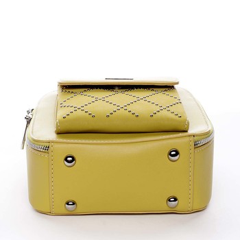 Luxusná malá dámska kabelka do ruky žltá - David Jones Stela