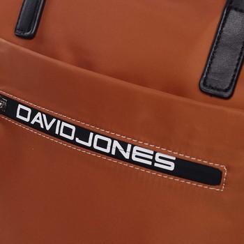 Stredne veľká dámska kabelka cez rameno oranžová - David Jones Gisa