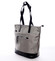 Stredne veľká dámska kabelka cez rameno šedá - David Jones Gisa