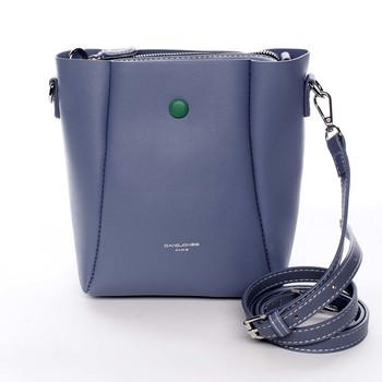 Módna malá modrá crossbody kabelka - David Jones Raline