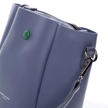 Módna malá modrá crossbody kabelka - David Jones Raline