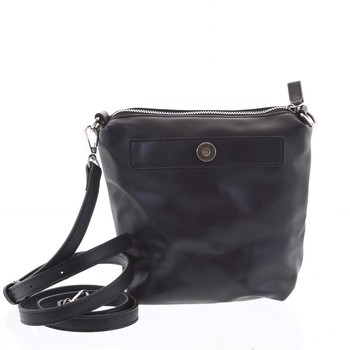 Módna malá čierna crossbody kabelka - David Jones Raline