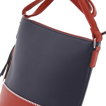 Trendy dámska crossbody kabelka tmavo modrá - Dudlin Adriana