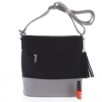 Trendy dámska crossbody kabelka čierna - Dudlin Adriana