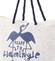 Originálna plážová modro-béžová taška - Delami Flamingo New