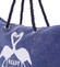 Originálna plážová modrá taška - Delami Flamingo New