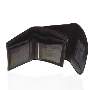 Dámska kožená peňaženka čierna - Delami Nordana
