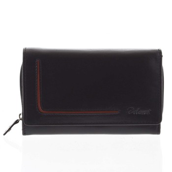 Dámska kožená peňaženka čierna - Delami Nuria