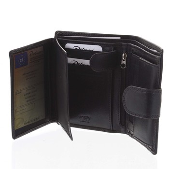 Pánska kožená peňaženka čierna - Delami Armando