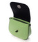 Dámska kožená kabelka pastelovo zelená - ItalY Agustina