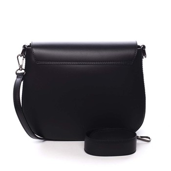 Dámska kožená kabelka čierna - ItalY Agustina