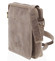 Pánska kožená crossbody taška taupe - WILD Yander