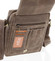 Pánska kožená crossbody taška taupe - WILD Yander