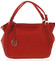 Veľká dámska kabelka cez plece červená - Dudlin Weza
