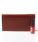 Veľká dámska kožená peňaženka červená - Bellugio Omega