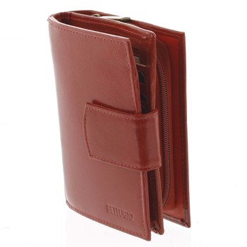 Dámska kožená peňaženka červená - Bellugio Agara