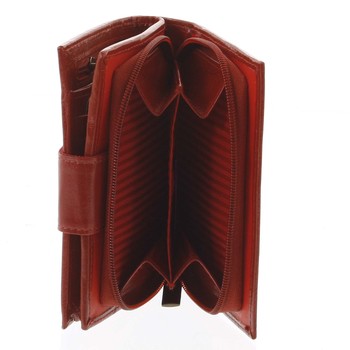 Dámska kožená peňaženka červená - Bellugio Agara