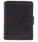 Pánska kožená peňaženka čierno červená - Bellugio Garner