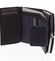 Luxusná dámska kožená peňaženka čiernomodrá - Bellugio Armi