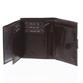 Pánska kožená peňaženka čokoládovo hnedá - Bellugio Denis
