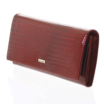 Dámska kožená peňaženka červená - Ellini Curcio