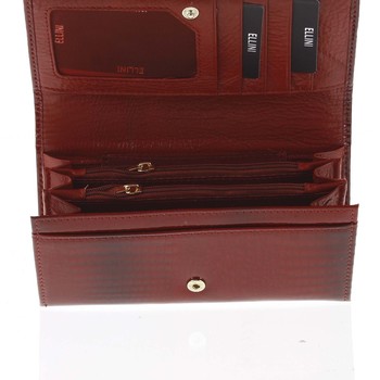 Dámska kožená peňaženka červená - Ellini Milia