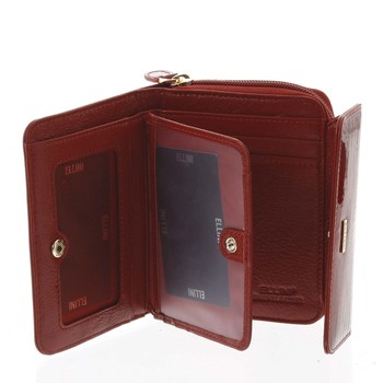 Dámska kožená peňaženka červená - Ellini Julie