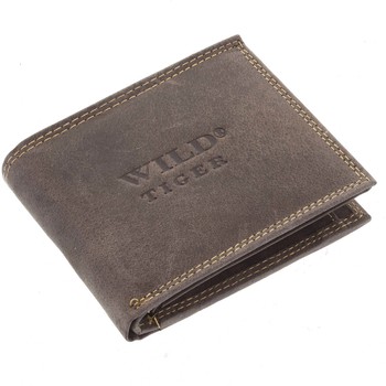 Pánska kožená peňaženka hnedá - WILD Vladmir