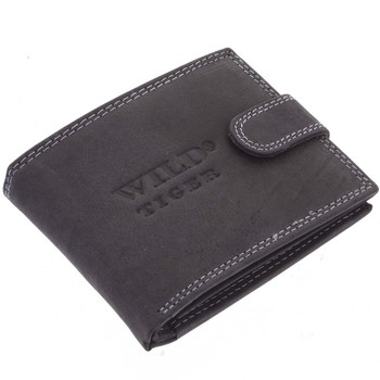Pánska kožená peňaženka čierna - WILD 2800