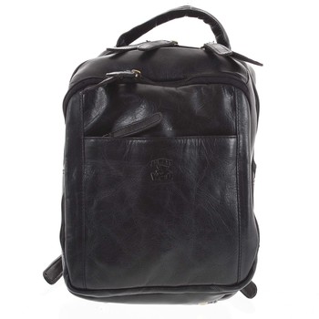 Pánsky kožený batoh čierny - WILD Josemar