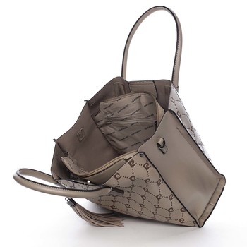 Dámska kabelka tmavobéžová - Pierre Cardin Benazir