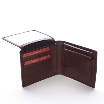 Pánska kožená peňaženka medenohnedá - Pierre Cardin Wame