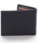 Pánska kožená peňaženka čierna - Pierre Cardin Medard Blue