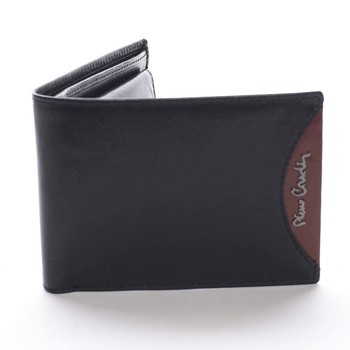 Pánska kožená peňaženka čierna - Pierre Cardin Ludmar Rosso