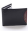 Pánska kožená peňaženka čierna - Pierre Cardin Ludmar Rosso