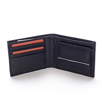 Pánska kožená peňaženka čierna - Pierre Cardin Medard Nero